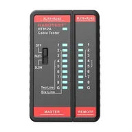 Poziomice, łaty, miary - Tester przewodów sieciowych RJ11 / RJ45 Habotest HT812A - miniaturka - grafika 1