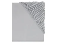 Prześcieradła - LIVARNO home Prześcieradło z dżerseju z gumką, 90-100 x 200 cm (Jasnoszary) - miniaturka - grafika 1