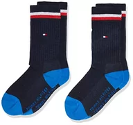 Skarpetki męskie - Tommy Hilfiger Skarpety (zestaw 2 sztuk) Męskie, Niebieski Noc, 39-42 EU - miniaturka - grafika 1