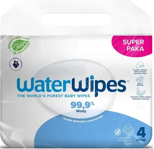 WaterWipes WaterWipes chusteczki - 4-pack 5Y41BG 5Y41BG SAM  SAM - Chusteczki nawilżane - miniaturka - grafika 2