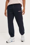 Spodnie męskie - Guess Jeans spodnie dresowe kolor granatowy gładkie M4YB18 K9V31 - miniaturka - grafika 1