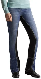 USG United Sportproducts Germany damskie spodnie jodhpur"Medina", pełne obszycie, denim/czarne, 34 10100012-269-034_269_34 - Spodnie damskie - miniaturka - grafika 1