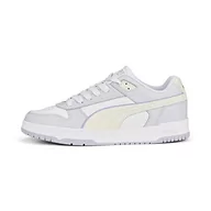 Trampki męskie - PUMA Męskie trampki Rbd Game Low, Puma White Puma Black Loveable Puma Gold, 39 EU - miniaturka - grafika 1