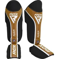 Ochraniacze do sportów walki - RDX Ochraniacze piszczeli Aura T-17 czarno-złote - miniaturka - grafika 1