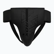 Ochraniacze do sportów walki - Ochraniacz krocza RDX Rex F6 Groin Guard matte black - miniaturka - grafika 1