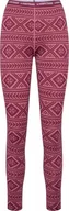 Spodnie sportowe damskie - Hi-Tec Damskie legginsy spodnie termoaktywne Kari traa Floke Pant różowe rozmiar L - miniaturka - grafika 1
