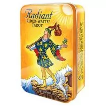 INGRAM INTERNATIONAL Radiant Rider-Waite Tarot in a Tin - Pozostałe książki - miniaturka - grafika 1