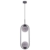 Lampy sufitowe - Nowoczesna lampa wisząca z grafitowymi kloszami - A199 A2-S01 - miniaturka - grafika 1