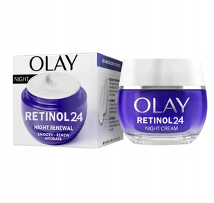 Olay Retinol 24 krem na Noc odnawia wygładza nawilża Vitamina A i E - Kremy do twarzy - miniaturka - grafika 1
