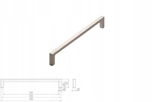 Uchwyt meblowy Siro 2108-200ZN21 efekt stali nierdzewnej - Meble modułowe i akcesoria - miniaturka - grafika 1