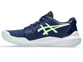 Trampki damskie - ASICS Gel-Challenger 14, Trampki damskie, UE, Blue Expanse Illuminate Yellow, 38 EU - miniaturka - grafika 1