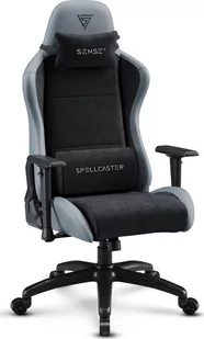 Fotel SENSE7 Spellcaster FUKU XL PU czarno-szary - Fotele gamingowe - miniaturka - grafika 1