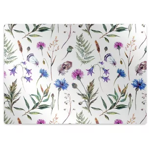 Mata pod fotel biurowy Kwiaty z łąki 120x90 cm - Podnóżki, podpórki, podkładki - miniaturka - grafika 1