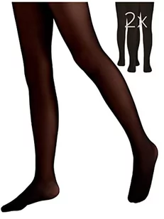 Conte elegant Dziewczęce Princess eleganckie rajstopy dziecięce, czarny, 104/110 cm - Rajstopy - miniaturka - grafika 1
