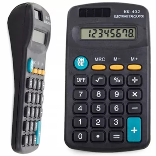 Kalkulator Klasyczny Kieszonkowy 8 Cyfr Szkolny - Kalkulatory - miniaturka - grafika 1