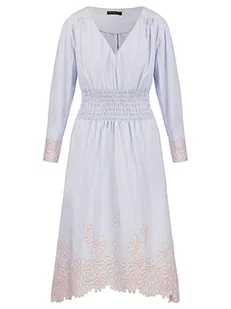 ApartFashion Damska letnia sukienka sukienka, jasnoniebiesko-biała, normalna - Sukienki - miniaturka - grafika 1