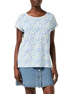 Koszulki i topy damskie - edc by ESPRIT T-shirt damski, 444/Light Blue 5, XS - miniaturka - grafika 1