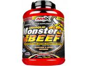 Amix Anabolic Monster BEEF 90%, 2200 g, truskawkowo-bananowy