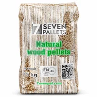Materiały opałowe - Pellet drzewny Seven Pallets ENplus A1 z DARMOWĄ DOSTAWĄ - miniaturka - grafika 1