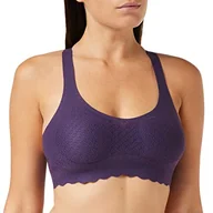Koszulki i topy damskie - Sloggi Damski biustonosz Zero Feel Lace Top, Blackcurrant Juice, L - miniaturka - grafika 1