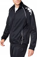Bluzy męskie - BLUZA MĘSKA KAPPA EPHRAIM CZARNA SPORTOWA ROZMIAR L - miniaturka - grafika 1