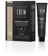 Zestawy kosmetyków męskich - American Crew Precision Blend Odsiwiacz repigmentacja Kolor jasny 7-8 3x40ml - miniaturka - grafika 1