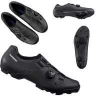 Buty rowerowe - Shimano, Buty sportowe, SHIMANO MTB XC3 SH, XC300 czarne, rozmiar 46 - miniaturka - grafika 1