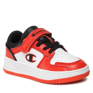 Buty dla chłopców - Sneakersy Champion - Rebound 2.0 Low S32259-CHA-WW007 Wht/Orange/Nbk - grafika 1