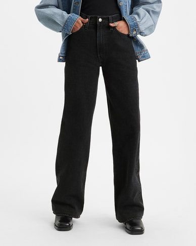 jeansy damskie levis a6081 0001 - ribcage wide rosie posie