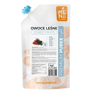 Menii Premium Puree Light Owoce Leśne 1kg - Koncentraty warzywne, przeciery - miniaturka - grafika 1