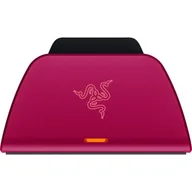 Akcesoria do Playstation - Razer Universal Quick Charging Stand for PlayStation 5 Cosmic Red 01900300-R3M1 - miniaturka - grafika 1
