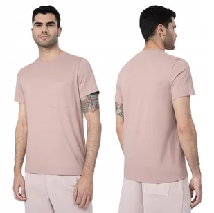 KOSZULKA MĘSKA T-SHIRT 4F BAWEŁNIANY SPORTOWY - Koszulki męskie - miniaturka - grafika 1