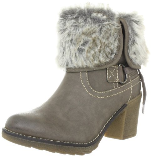 s.Oliver Damskie kozaki i botki Casual Fashion, beżowy - beżowy Stone Antic 278-41 EU