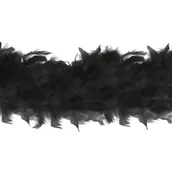 Dodatki do strojów karnawałowych - Boa czarne 180cm 40g - miniaturka - grafika 1