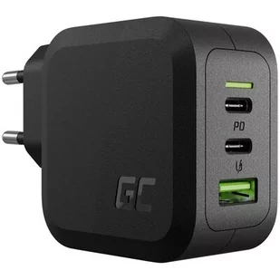 Green Cell Ładowarka sieciowa PowerGaN 65W PD 3.0 QC 3.0 2xUSB-C 1xUSB-A CHARGC08 - Ładowarki do telefonów - miniaturka - grafika 1