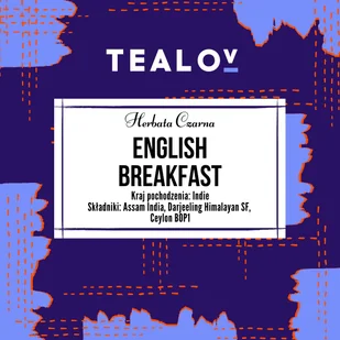 Herbata TEALOV czarna ENGLISH BREAKFAST 100g - Herbata - miniaturka - grafika 1