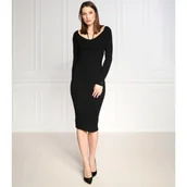 Sukienki - GUESS Sukienka | z dodatkiem jedwabiu - miniaturka - grafika 1