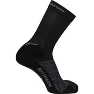 Skarpetki damskie - Skarpetki Unisex Damskie Męskie Młodzieżowe Trekkingowe Sportowe Wysokie Czarne Salomon Speedcross 36/38 - miniaturka - grafika 1