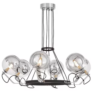NOWOCZESNA LAMPA WISZĄCA CZARNA MARSEO W6 - Lampy sufitowe - miniaturka - grafika 1
