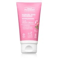 Kremy do twarzy - Green Pharmacy Damask Rose & Ceramides Night Face Cream nocny krem do twarzy 50 ml - miniaturka - grafika 1