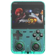 Konsole i gry retro - Ręczna konsola do gier D007 Plus Pro 64GB, ponad 10000 zainstalowanych gier, ekran IPS 3,5 cali - Przezroczysty niebieski - miniaturka - grafika 1