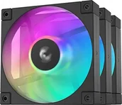 Wentylatory komputerowe - Wentylator Deepcool FD12 ARGB 3-pack czarny R-FD12-BKAPN3-G - miniaturka - grafika 1
