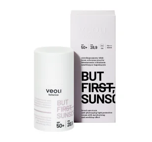 Veoli Botanica, But First Sunscreen, Lekki Nawilżająco-łagodzący Krem Ochronny Przeciw Fotostarzeniu, 50 Ml - Kremy do twarzy - miniaturka - grafika 1
