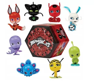 Bandai Miraculous - Kwami pudełko niespodzianka - Minifigurka Kwami do kolekcjonowania w pudełku Miracle - losowo wybrany model - P50500 P50500 - Figurki dla dzieci - miniaturka - grafika 1