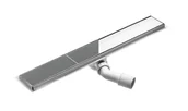 Odpływy liniowe - Deante Odpływ liniowy 90 cm stal KOS_009D - miniaturka - grafika 1