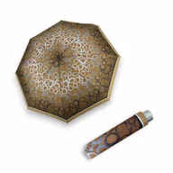 Parasole - Mini Light Fashion Brown kółka - składany parasol damski - miniaturka - grafika 1