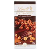 Czekolada - LINDT  czekolada Les Grandes 150g gorzka i orzechy laskowe - miniaturka - grafika 1