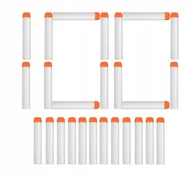 Zabawki militarne - Strzałki zamiennik Hasbro Nerf 100 sztuk białe - miniaturka - grafika 1