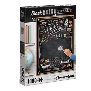 Clementoni 1000 elementów Black Board Think outside the box WZCLET0UJ039468 - Puzzle - miniaturka - grafika 1