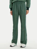 Spodnie sportowe damskie - Lacoste Spodnie dresowe XF9313 Zielony Regular Fit - miniaturka - grafika 1